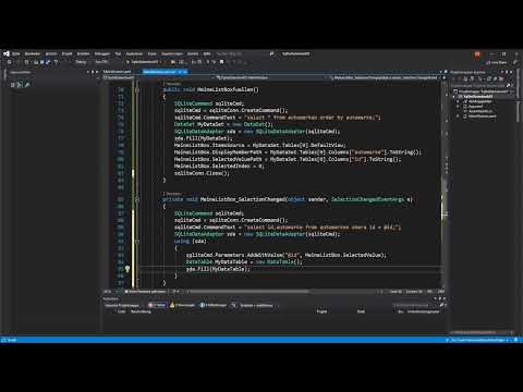 Programmation C# : 14.7 | Lier une ListBox à une TextBox et afficher les données SQLite