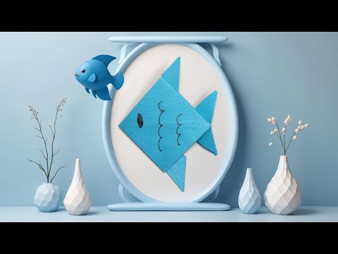 Esikatselukuva: Kalaa taitteluun - helppo origami lapsille alkaen 6 vuotta