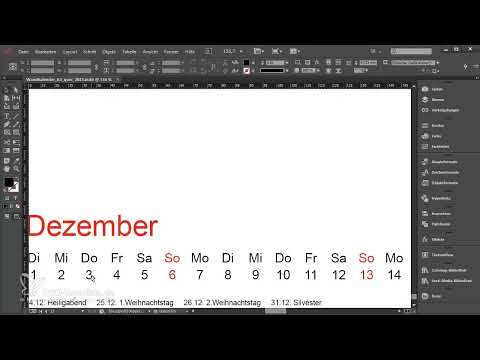 Professionally design and print DIN A3 wall calendars