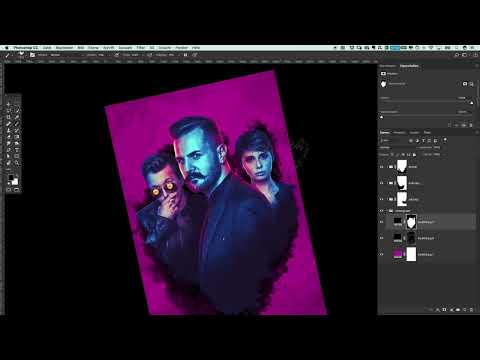 Preacher tarzında film afişi oluşturma - Fotoğraf çekimi ve Photoshop rehberi: 15 Arka plan: Son dokunuş