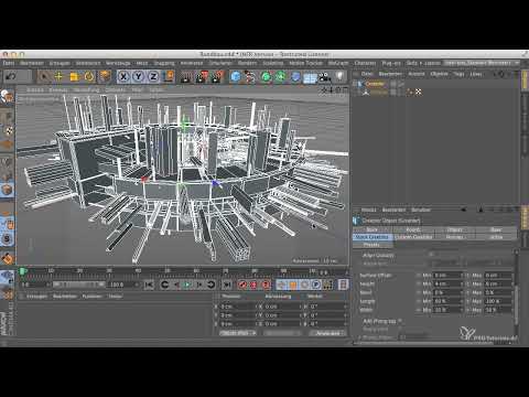 Cinema 4D, Photoshop ile buluşuyor: Bölüm 2.08. Sahneyi modelleme: Greebles ekle