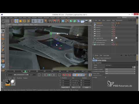 3D projects in After Effects: Light reflections in C4D Lite - Reconstruction