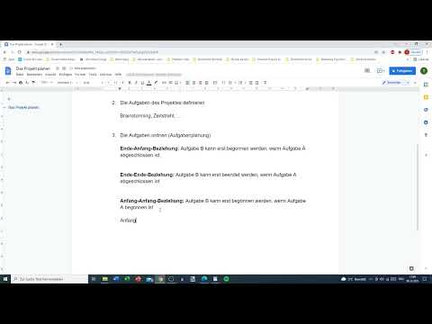 Grundlagen Projektmanagement: 4.3 | Die Aufgaben ordnen