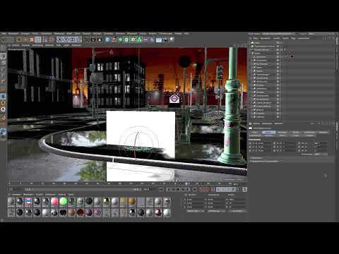 Cinema 4D-Tutorial "Underground": 3.1 Neon ışık
