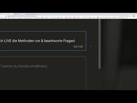 Tutorial de retransmisión en directo: 7.2 | Crear título y descripción para retransmisiones en directo en YouTube