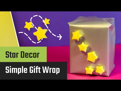 Preview image: Making Paper Stars for Gifts &ndash; Instructions with Video & Photos