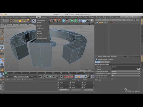 Cinema 4D ile Photoshop buluşuyor: I - 2.07. Sahne modelleme: Yuvarlak yapıyı bölümlemek