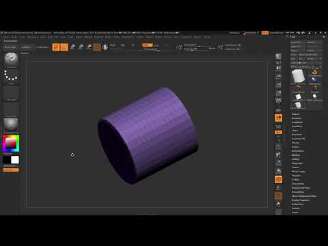 ZBrush 2018 ve 4R8 - Güncellemelere yönelik video eğitimi: 13 Dynamesh