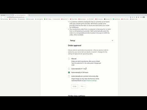 E-handelskurs: 9.8 | Printify - Kontooversigt: yderligere funktioner