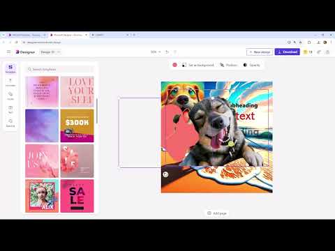 Microsoft Designer: 1.5 | Schnellbefehle