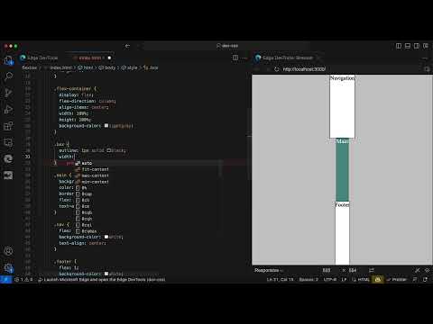 Flexbox CSS & HTML: 3.6 | Venytys ja yksittäinen kohdistus