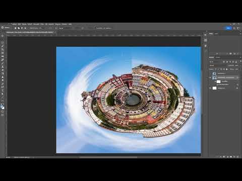 Photoshop teknikleri: 5.20 | Tiny-Planet-Etkisi