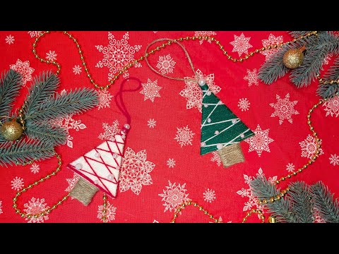 Vorschaubild: Weihnachtsbastelideen: Ein selbstgemachter Tannenbaum als Baumschmuck