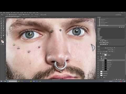 Separación de frecuencias en Photoshop - 32 ojos Dodge and Burn