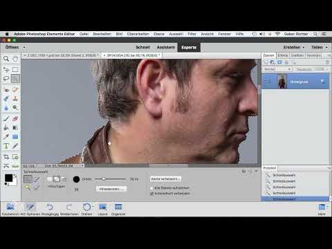 Photoshop Elements: 7.3 | Raskt valg og forbedre maske