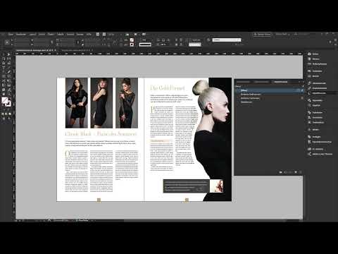 Apprendre InDesign - Tutoriel pour d&eacute;butants : 3.6 Colonne en un clic via les formats d'objet