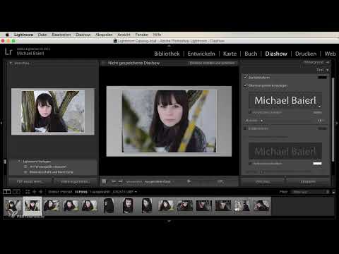 Lightroom için yeni başlayanlar ve ilerleyenler: 08 - Slideshow - 8.2 - Slideshow oluşturma