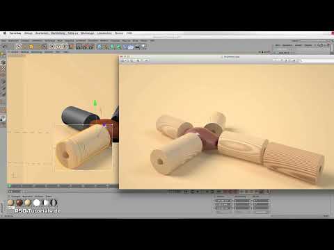 Shader ve dokular - CINEMA 4D'de malzeme oluşturma: Ahşap haç