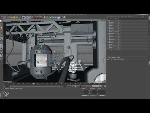 Praktiikka Cinema 4D:ss&auml; - Avaruusaseman mallintaminen ja valaiseminen: 13-tason periaate
