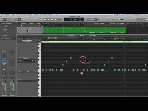 Logic Pro X ile müzik prodüksiyonuna giriş: 3.7 MIDI-Velocity'i ayarlamak