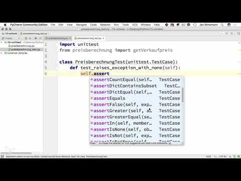 Programmazione con Python - 13.1 Il tuo primo test unitario.