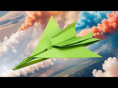 Imagen de vista previa: Avi&oacute;n militar de papel - una gu&iacute;a paso a paso