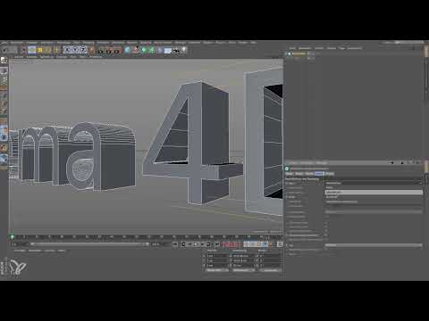 Cinema 4D für Einsteiger – 3D-Praxis: 3.3 Text-Spline extrudieren