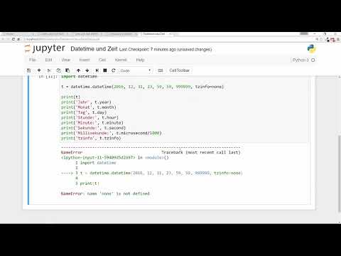 Python-Programmierung f&uuml;r Einsteiger &ndash; 52 Datetime