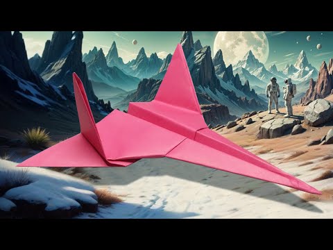 Vorschaubild: Origami Raumschiff: Anleitung mit Fotos und Video
