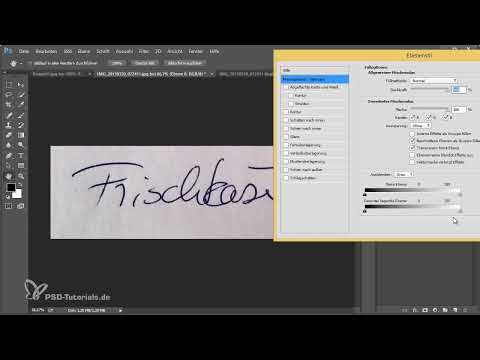 Crop signature in Photoshop