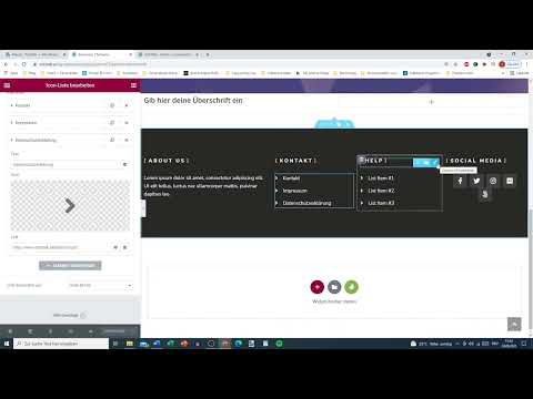 Elementor für WordPress: 23.2 | Impressum und Datenschutz einbinden und zugänglich machen