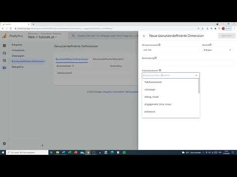 Google Analytics-tutorial: 8.4 | Användardefinierad definition