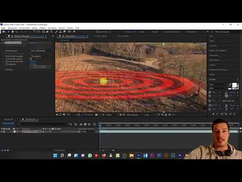 After Effects Eğitimi: 9.2 | İnsansız hava aracı çekiminde metin yerleştirme: 3D Kamera İzleyici (Örnek uygulama)