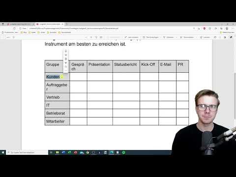Grundlagen Projektmanagement: 5.9 | Aufgabe 5 – Kommunikationsplan ausarbeiten