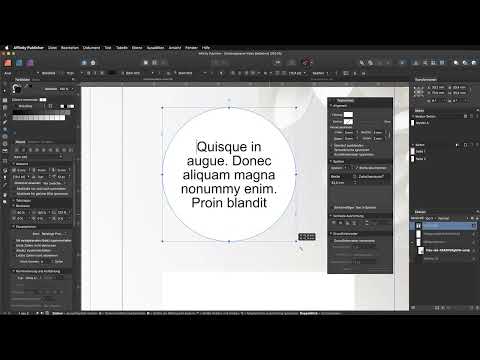 Tutorial básico de Affinity Publisher: 05 | Colocación de objetos, contornos y opciones de marco