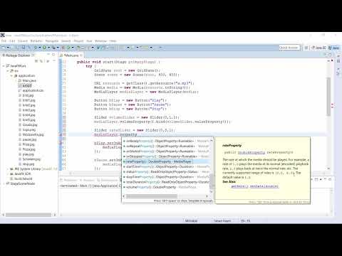 JavaFX f&uuml;r GUI-Entwicklung &ndash; 52 Properties von Mediaplayer