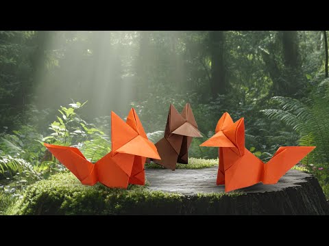 Forhåndsvisningsbillede: Fold en origami-ræv – Let vejledning