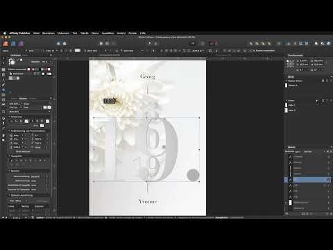Tutorial básico de Affinity Publisher: 09 | Efectos visuales: la sombra paralela