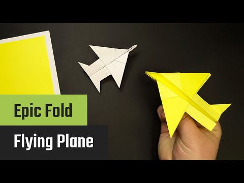Vorschaubild: Papierflugzeug basteln – Anleitung mit Video, Fotos & Tipps