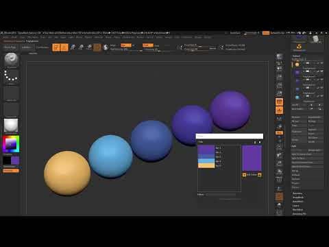 ZBrush 2019 - Video training for update: 6 | ZPlugin: ZColor