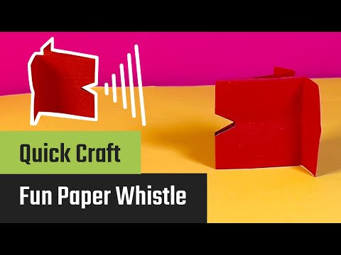Immagine di anteprima: Origami fischietto - Facile guida alla creazione di carta con foto e video