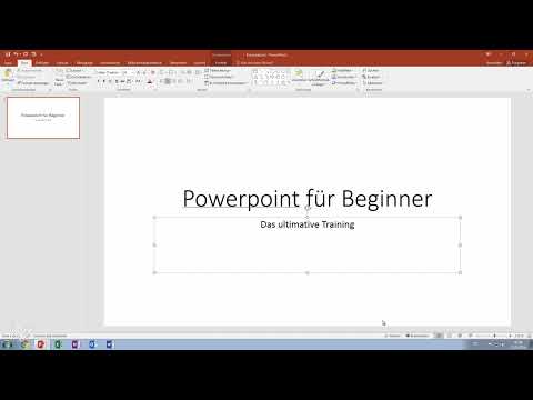 Besser in PowerPoint: Werde zum Pr&auml;sentations-Helden &ndash; 01 Neue PowerPoint-Datei erstellen