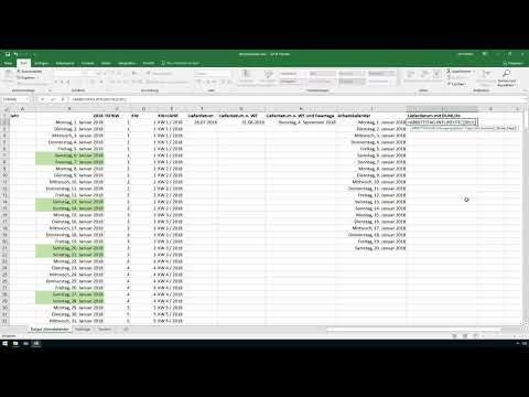 Formation Excel pour plus d'efficacit&eacute; au bureau : calendrier, organigramme & Co - 3.7 Calcul d'une date future avec des heures sp&eacute;ciales
