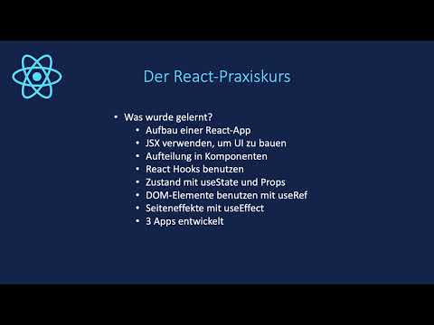 React-Tutorial: 7 | Fazit und Ausblick