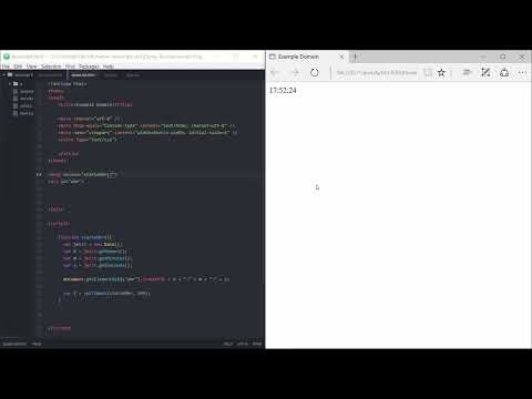 De ultieme training voor JavaScript en jQuery - 3.6 Interactieve klok.
