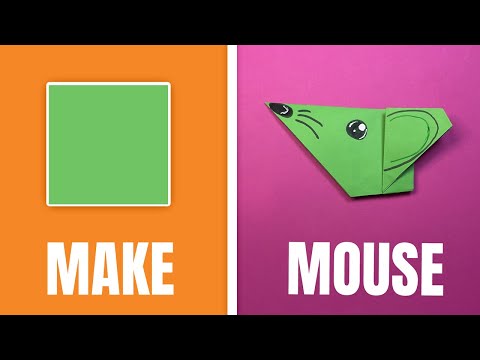 Forhåndsvisningsbillede: Origami Musse: Enkel vejledning med billeder og video til børn