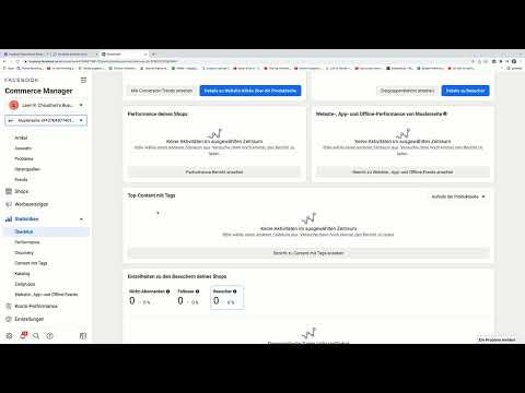 Facebook Marketing: 4.5 | Commerce Manager - Overblik over funktioner og butiksoffentliggørelse
