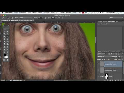 Çizgi film tarzı Photoshop - 5.5 Dodge ve Burn: Yüz