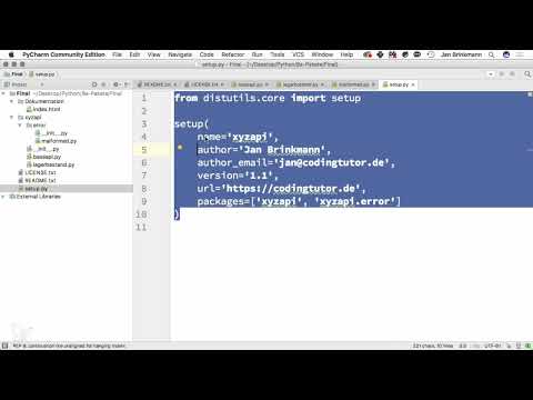 Ohjelmointi Pythonilla – 8.6 Oman paketin jakaminen
