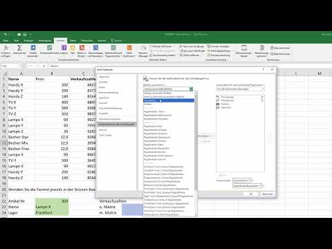 Excel course for controlling and sales: Assortment list, units, currency, etc. - 5.2 Adding a new quick tool